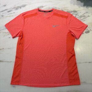Nike Dri Fit Orange Patterned workout shirt, Size Large, Never worn, lightweight